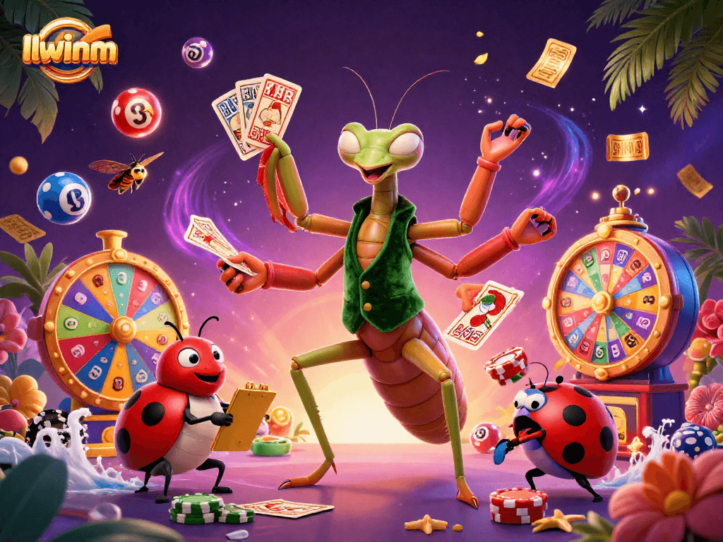 Experience thrilling games at llwinm with vibrant characters and dynamic casino elements.